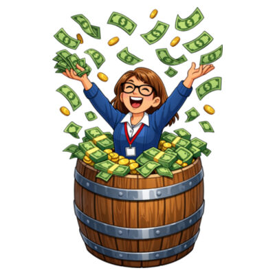 Staying for the Money Mug - Mug Design