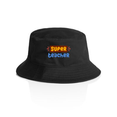 Super Teacher Bucket Hat | Customisable Teacher Hat Thumbnail